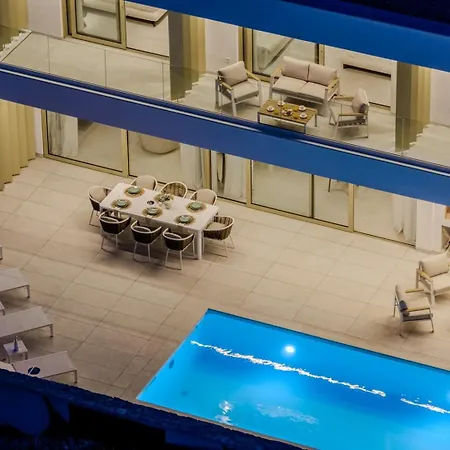 New Luxury Seaside Lemon Tree A-pool, Heated Pool & Sea View & Parking Villa *
