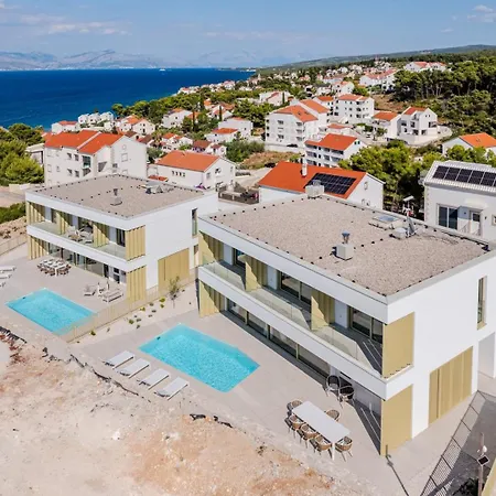 Villa New Luxury Seaside Lemon Tree A-pool, Heated Pool & Sea View & Parking *